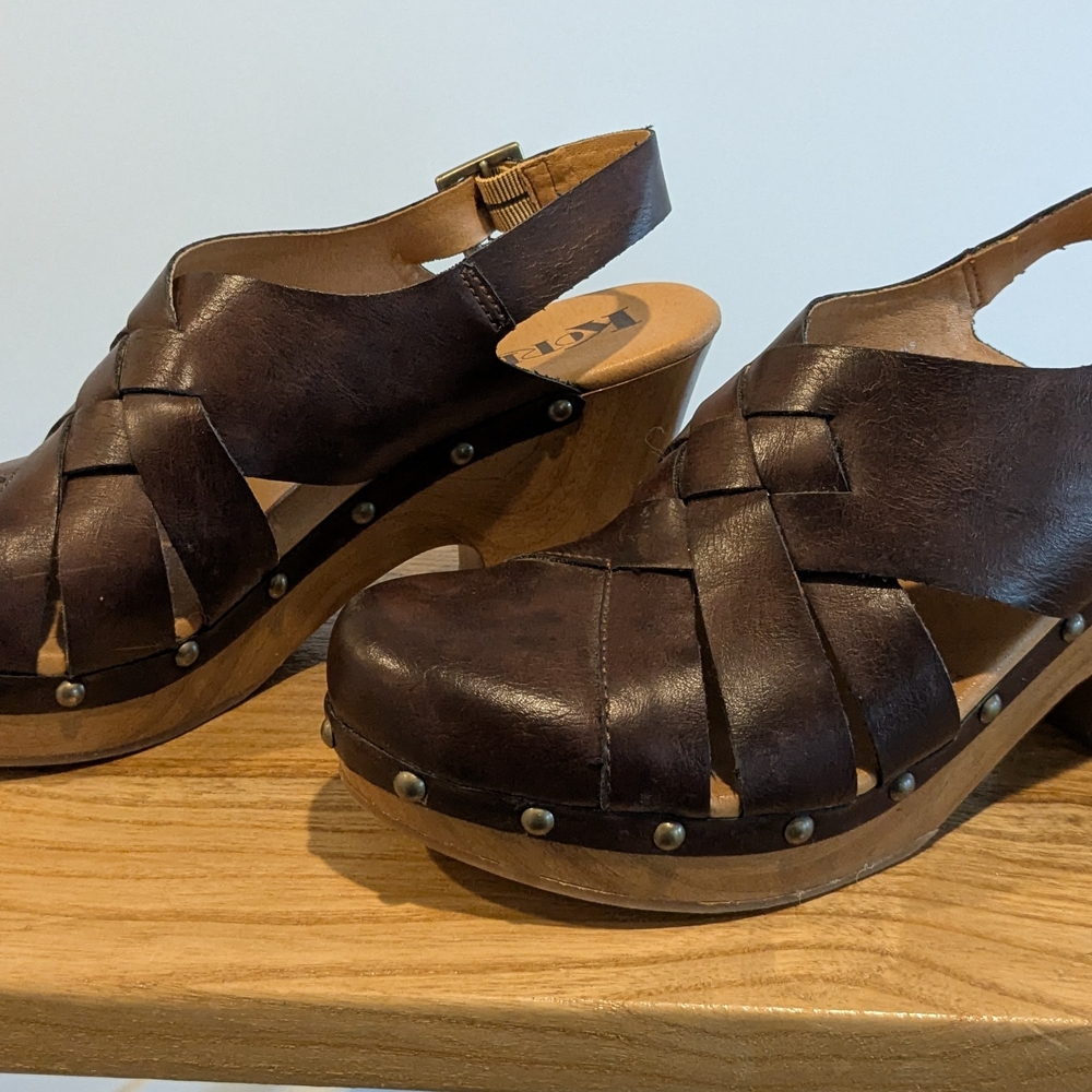 Kork-Ease Dark Brown Women's Clogs